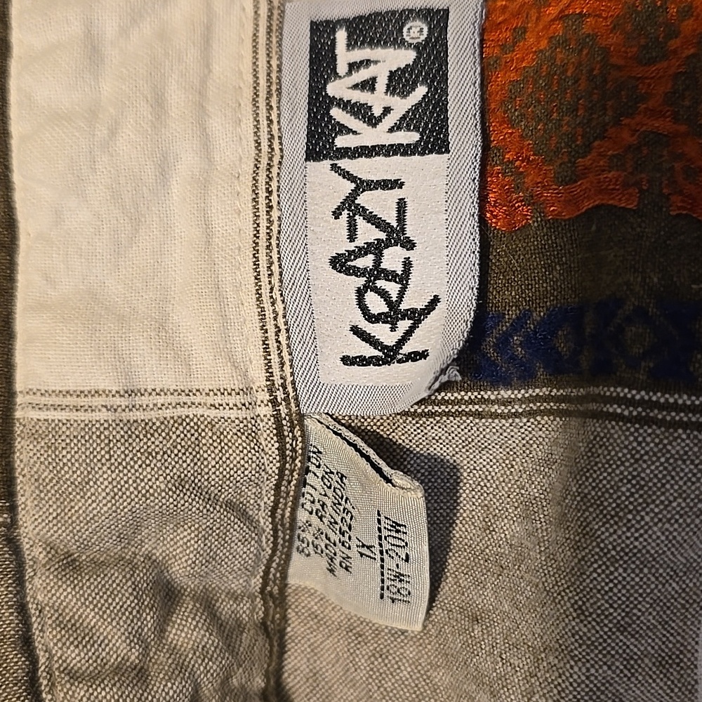Vintage Y2K Krazy Kat Cabincore Long Sleeve Orange, Black, White 1X - Picture 2 of 4